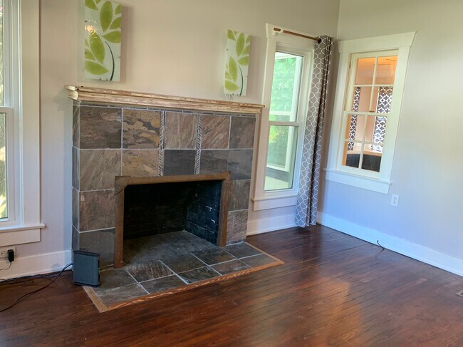 Living Room (non-working fireplace) - 236 W Michigan Ave
