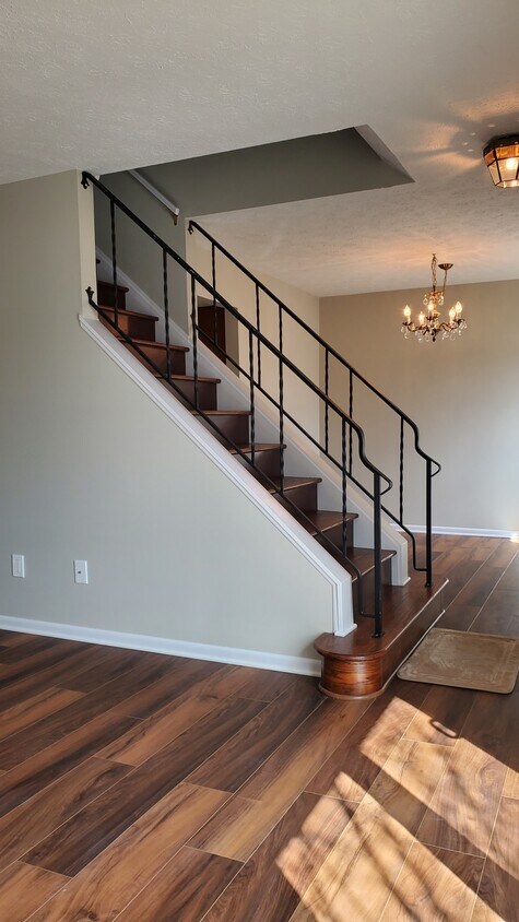 Stairs to the second floor - 4308 Hyde Park