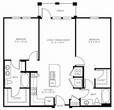 2 Bed / 2 Bath