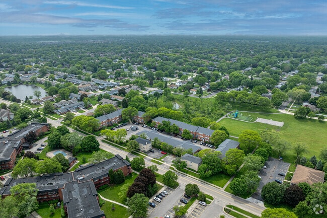 Aerial Context Image - Leclair Condos