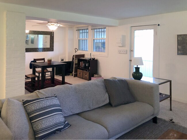 Front door from the living room into dining area - 1608 Allison St NW