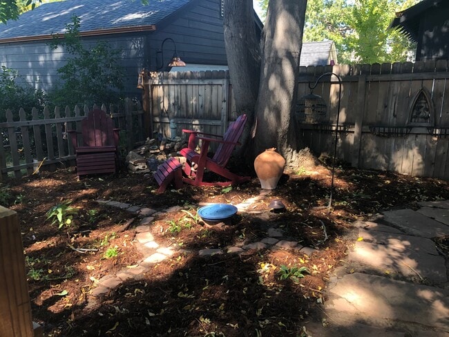 back patio pond - 4155 N Raleigh St