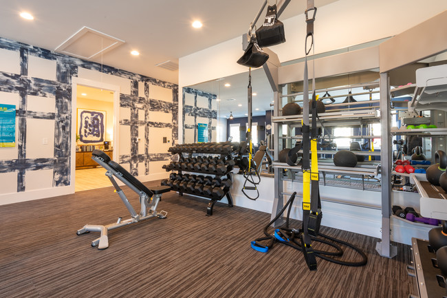 Fitness Center - The Cottages at Knightdale Station