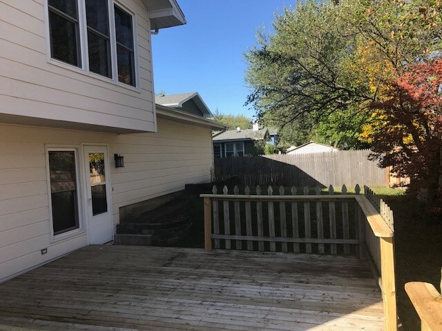 Patio trasero desde la terraza - 512 Carlyle Ln