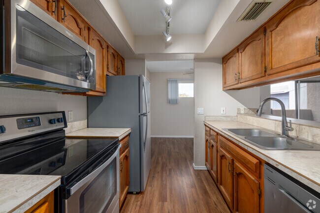 2 habitaciones, 2 baños - 1100 pies cuadrados - Cocina - Mountain View Gardens Apartments