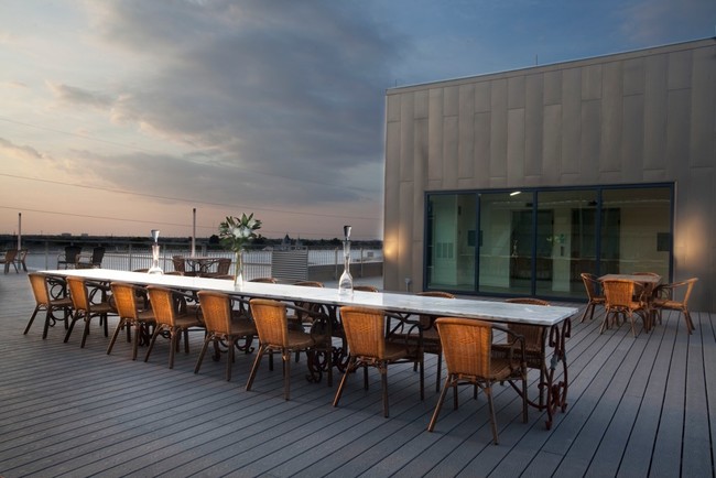 Rooftop Dining Table - National Rice Mill Lofts