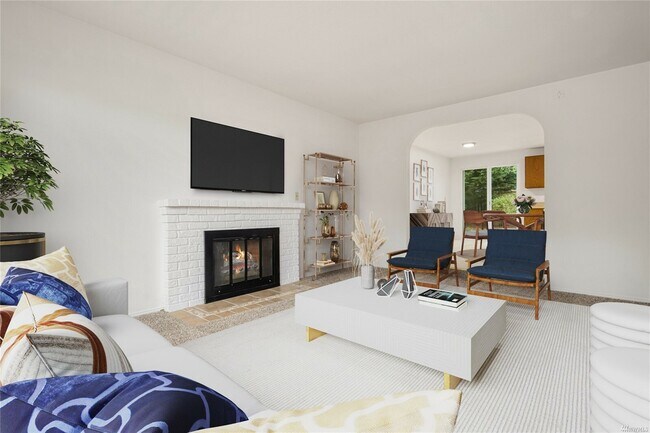 Living room - View 2 with fireplace. - 37720 26th Dr S