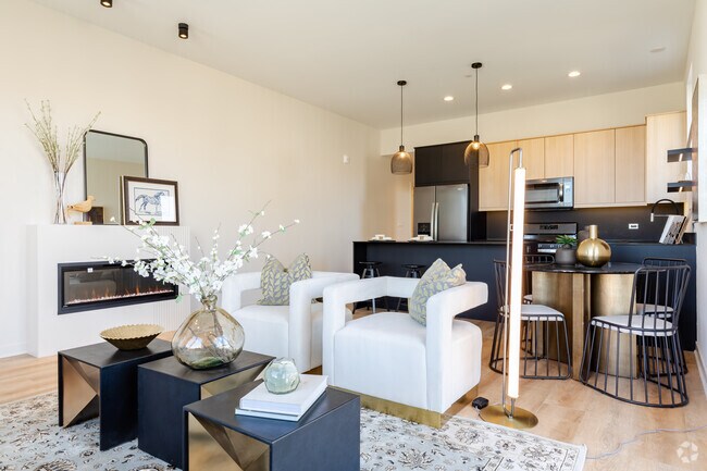 2HAB 2BA - Cocina/Comedor/Sala de estar - Lakeland Lofts