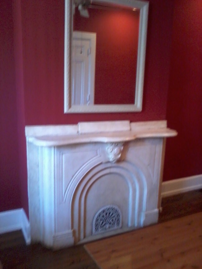 Living Room-Marble Mantle - 804 Corinthian Ave
