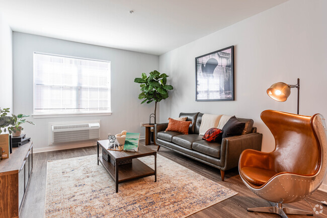 Sala de estar: 1BR, 1BA y 70 metros cuadrados/770 pies cuadrados - CityLine - Jersey City East