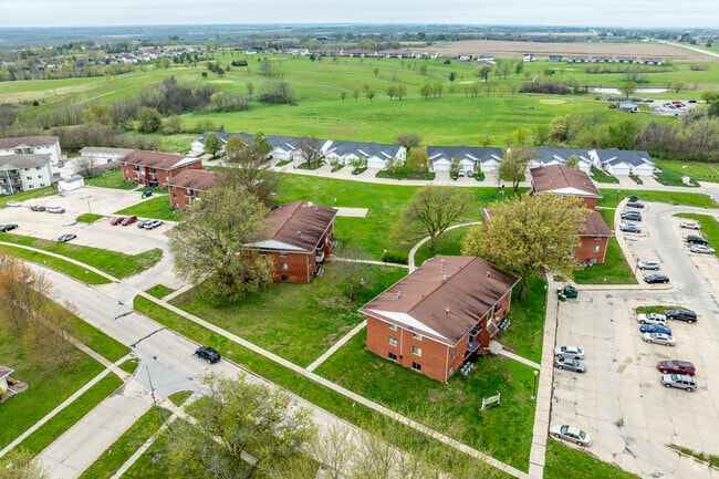 Aerial Photo - Meadow Village Apartments