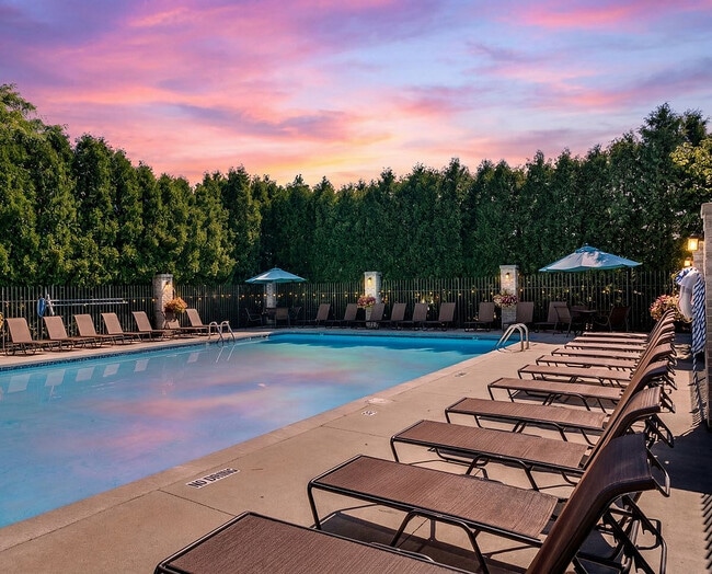 Clearview Apartments Pool at Sunset - Clearview