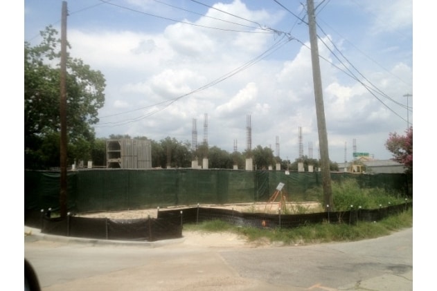 Huge new Post property going up down the street - 4315 Jack St
