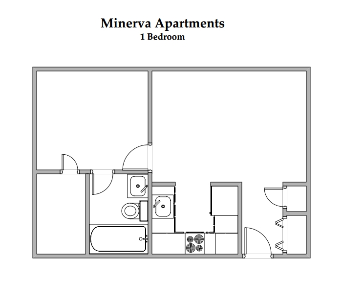 1BR/1BA - Minerva Place Apartments