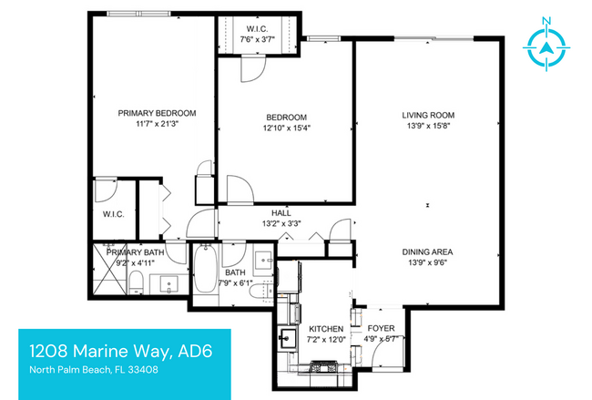 1208 Marine Way, AD6 floor plan - 1208 Marine Way