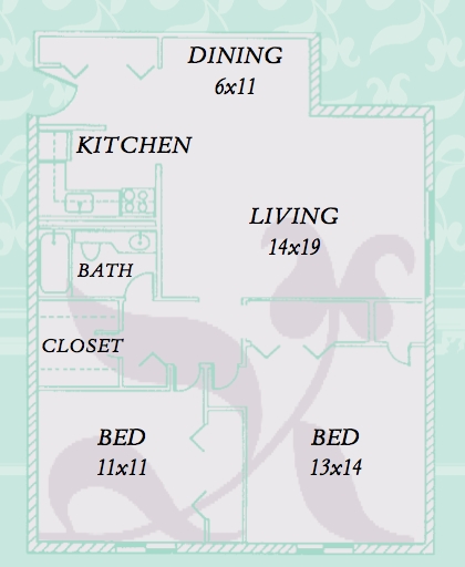 2HAB/1BA - The Allenway