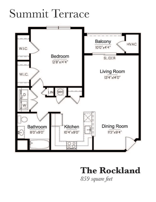 Rockland- 1BR, 1 BA - Summit Terrace Luxury Apartments