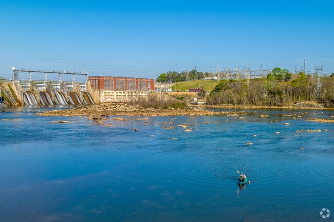 You can spend the day kayaking down the Catawba River in Charlotte.