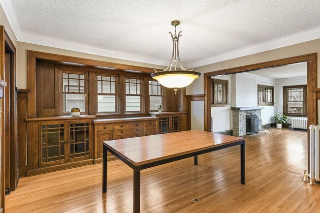Dining room with gorgeous built-ins - 4717 Lyndale Ave S