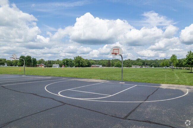 Trenton Community Park has two NBA sized basketball courts,