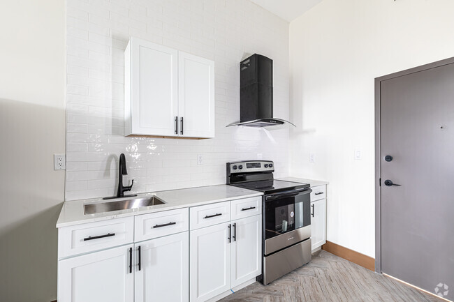 Studio - Kitchen - Water Street Lofts