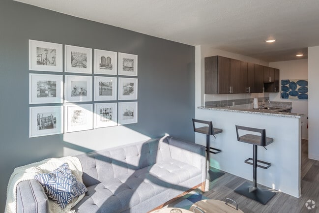 1BR, 1BA - 575 SF - Tower One Apartments