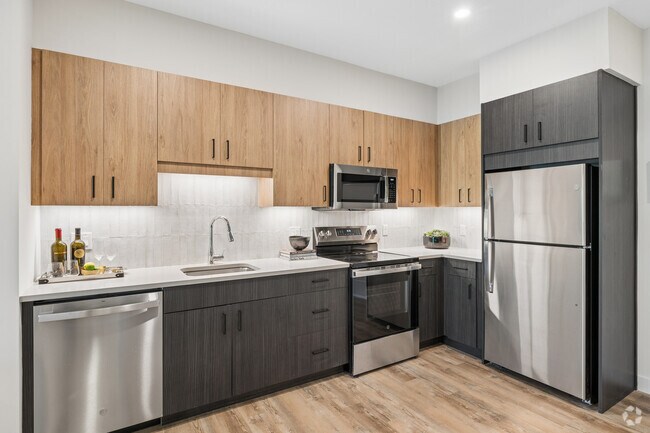 1 dormitorio, 1 baño - 694 pies cuadrados - Cocina - River Lofts
