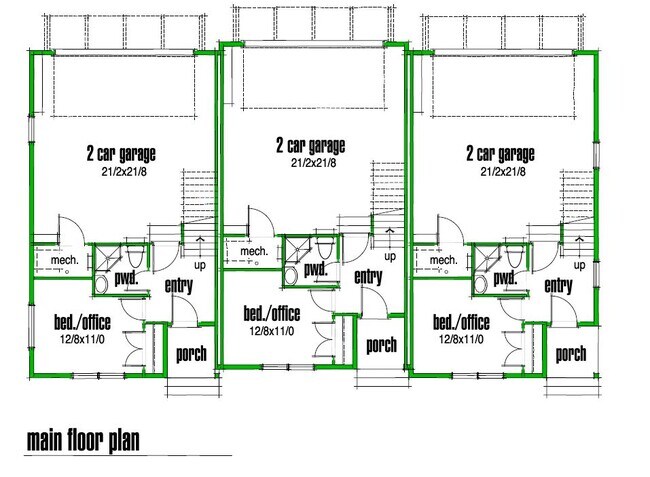 First floor - 2061 W 34th Pl