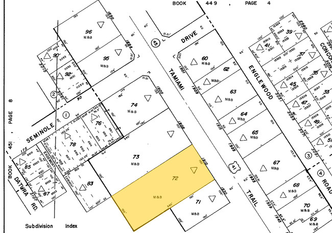 plat map - Seminole Apartments