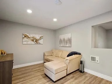 Studio - living room area - 755 Fern Ave