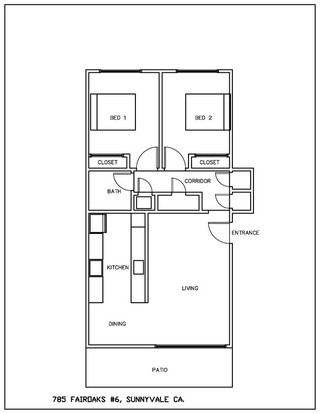 FLOOR PLAN - 785 N Fair Oaks Ave
