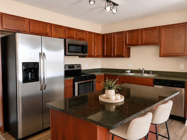Cocina comedor en los apartamentos Tuscany Place en Papillion, NE - Tuscany Place