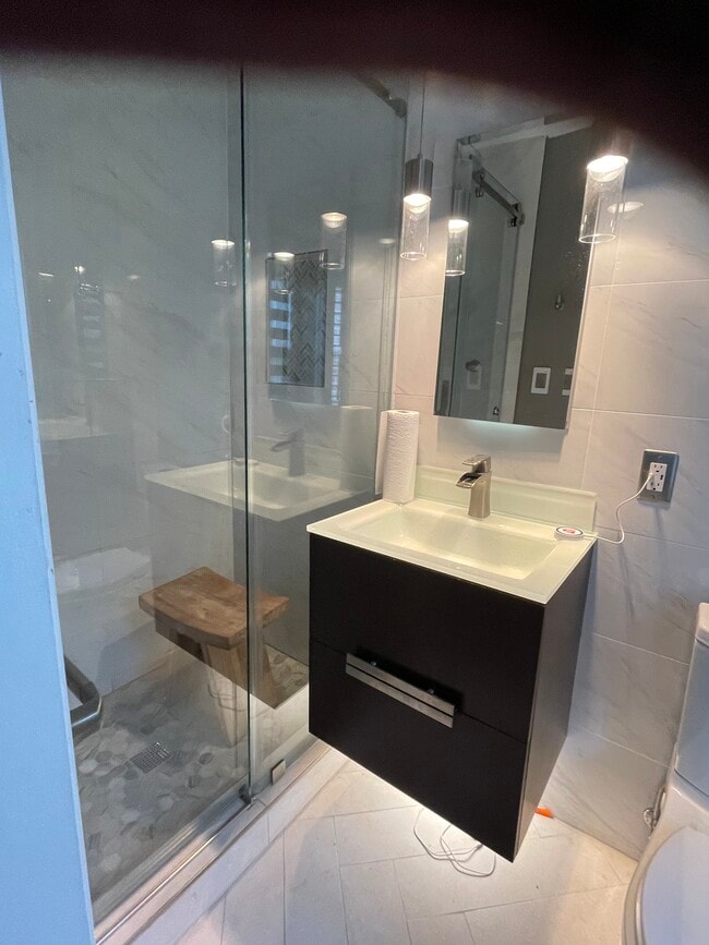 Updated Master bath in BR - 7819 12th St NW