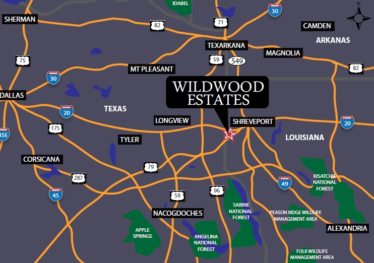 Location Map - Wildwood Estates