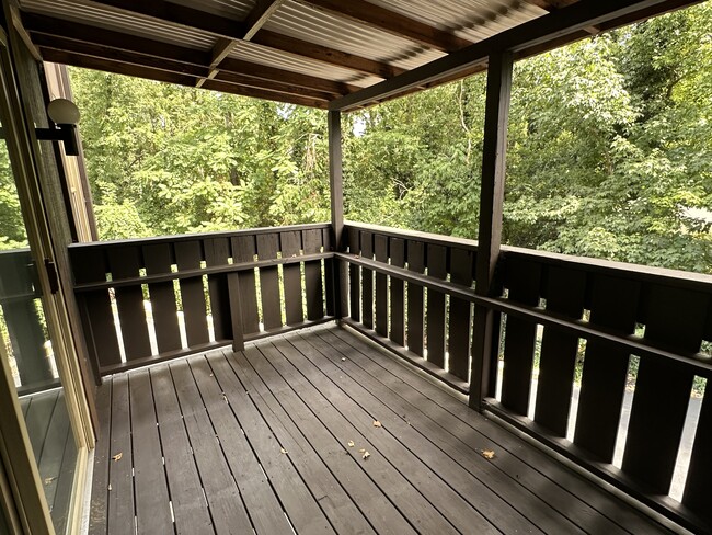 Covered deck on Houk Stream. - 2154 Willowgrove Ave