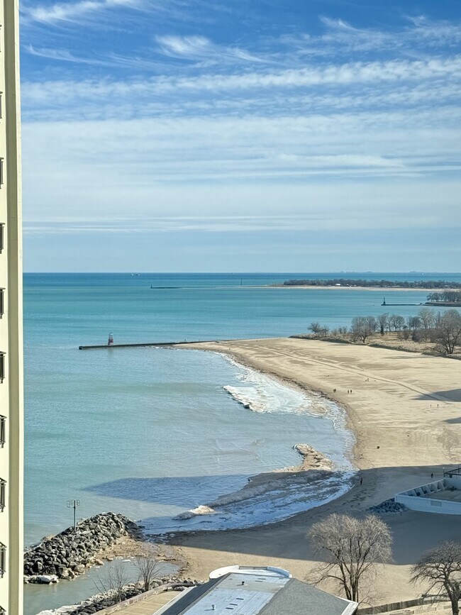 Best lake view from the living room - 6030 N Sheridan Rd