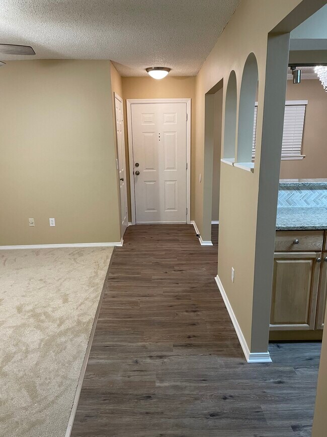 View of Front Door - Kitchen and Dining Room on Right, Living Room on Left - 1311 Old Hammond Chase