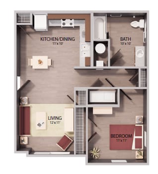 Plano de planta - Pender Crossing