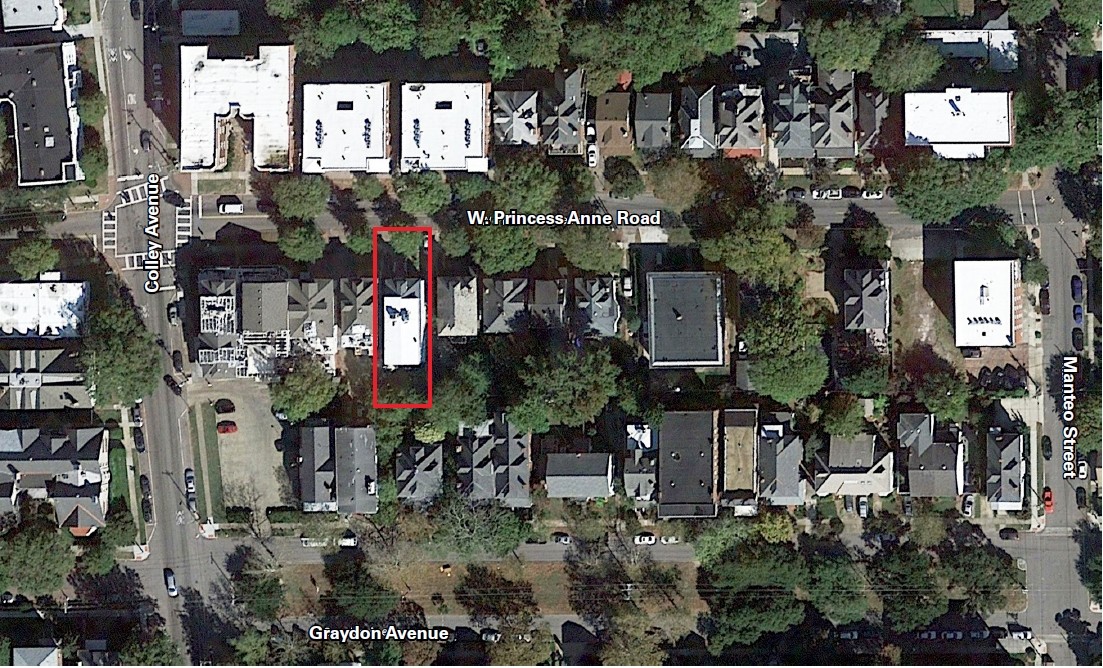 Aerial Photo - 737 W Princess Anne Rd