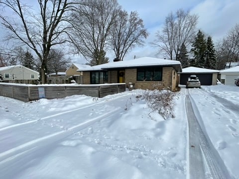 Front Yard of Address, Winter - 2242 Prospect Ave NE