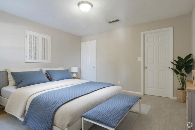 3BR, 2BA - 1,316SF - Main Bedroom - Arbor Bend