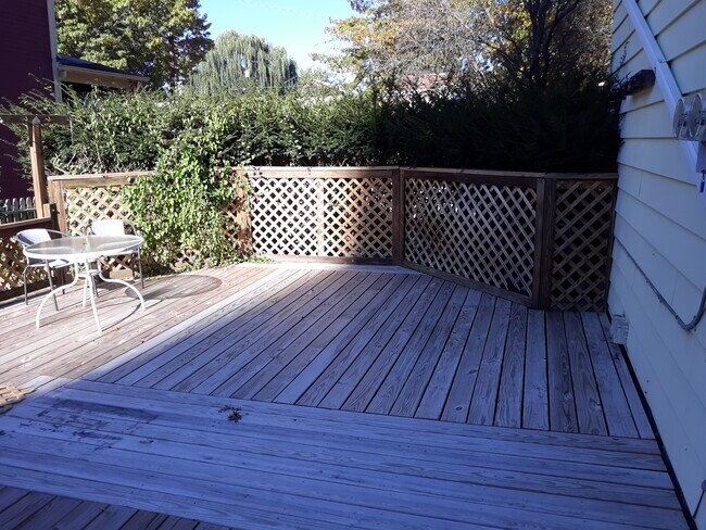 Back deck - 421 Union St