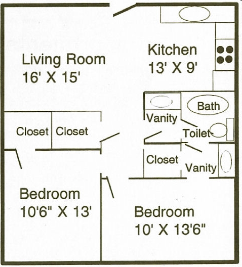 Floorplan - La Casa de Flores