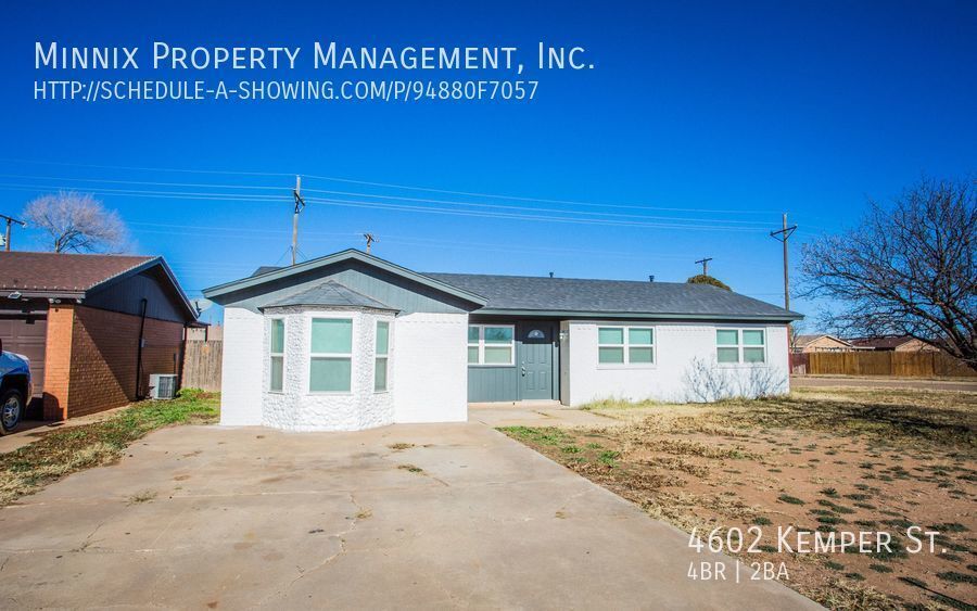 4602 Kemper St, Lubbock, TX 79416 House Rental in Lubbock, TX