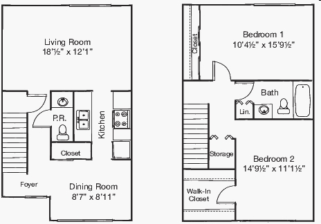 2BR/1.5BA - Calumet