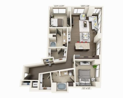 Primary Photo - 2 bedroom in Seaport District MA