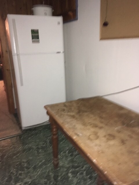 Kitchen Fridge & Table - 22 W Bloomingdale St