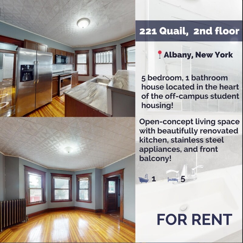 221 Quail St Unit 2, Albany, NY 12203 Room for Rent in Albany, NY