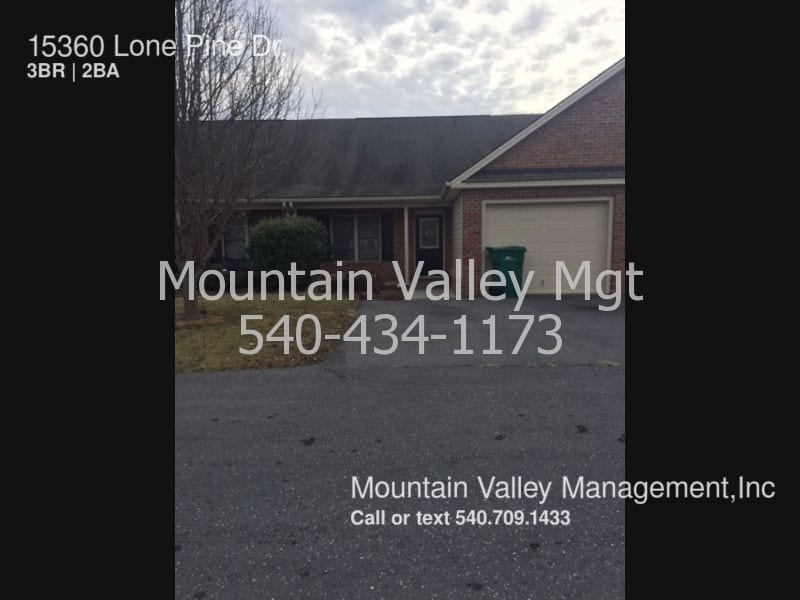 15360 Lone Pine Dr, Timberville, VA 22853 Townhome Rentals in