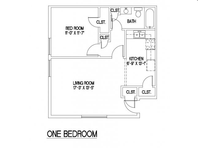 1BR/1BA - Spring Valley Apartments